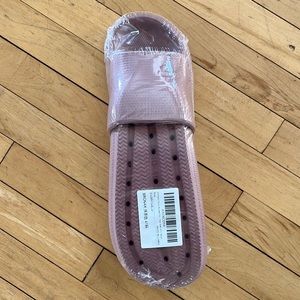 New purple puffy slides